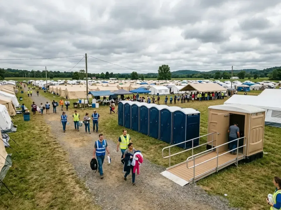 disaster-relief-camp-restrooms-010 — frequently asked questions, Dumpster & Portable Bathrooms Rental in Stevenson Ranch, CA